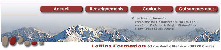 lallias formation en infographie et PAO